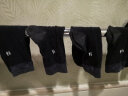 皮尔卡丹袜子男士透气吸汗纯棉袜抗菌防臭商务中筒袜 夏款黑色3双+深灰3双 实拍图
