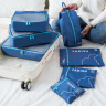 苏兹 防水旅行收纳袋7件套装便携行李箱整理袋衣物收纳包 深蓝色 7件套 晒单实拍图