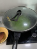 Kitchenart韩国进口第六代新款麦饭石不粘锅加深炒锅燃气通用家用炒勺炒菜锅 韩国进口不粘锅+可立锅盖 34cm 实拍图