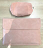 GYSFONE苹果MacBook Air 2025 13英寸M4内胆包笔记本电脑包15英寸内胆保护套Pro 14 M3收纳袋防泼水 横款-粉色+电源袋 MacBook Air 13 13.6英寸（M4 实拍图
