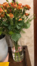 盛世泰堡玻璃花瓶透明插花瓶水培容器大花瓶新居客厅桌面摆件 直筒款1230 实拍图