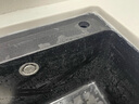 意狄讴（Yedeeo）意大利石英石水槽厨房洗手池洗菜盆花岗岩单槽台下盆洗碗槽黑7088 【7078SY】780*470裸盆配置 实拍图