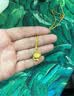 中国黄金（CHINA GOLD）足金生肖猴吊坠男女款小金猴项链本命年转运珠挂坠生日礼物送爱人 京速达*机智猴吊坠【赠银镀金链】约1.2g 实拍图