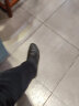 卡帝乐鳄鱼（CARTELO）鳄鱼纹男士皮鞋透气一脚蹬懒人豆豆鞋正装皮鞋男9597 黑色 44 晒单实拍图