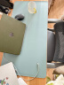 BUBM 鼠标垫中号办公室桌垫笔记本电脑垫键盘垫办公写字台桌垫游戏家用垫子防水支持大货定制天蓝色中号单面 实拍图
