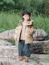 巴拉巴拉儿童羽绒服冬装男童女童宝宝连帽外套保暖面包服亲子装潮 黑灰色调00492-灰鸭绒 110 cm 实拍图