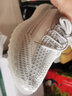 卡帝乐鳄鱼休闲鞋男鞋夏季椰子鞋男飞织网面跑步运动鞋子男 20388 灰色 39 实拍图