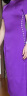 歌中歌（Song of Song）SongofSong歌中歌夏季【97%】典雅紫中式旗袍连衣裙 紫色 M/38 晒单实拍图