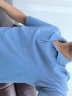 雅戈尔 T恤男士 2021夏季青年男士商务休闲短袖T恤 GSPC533011IFA 浅蓝 L 晒单实拍图
