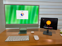 Apple/苹果AI电脑/iMac 24英寸绿色4.5K屏 M4(10+10核) 16G 256G一体式电脑 MWUY3CH/A 实拍图