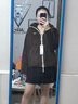 森马（Semir）外套女插肩袖珊瑚绒仿羊羔毛2024冬季立领宽松夹克109724108003 实拍图