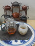 畅陶宜兴紫砂壶纯手工泡茶壶原矿紫朱泥经典仿古壶茶具套装赠养壶茶巾 大红袍仿古1壶2杯赠茶巾 180ml 实拍图