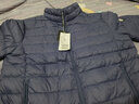 鸭鸭（YAYA）羽绒服男士轻薄短款修身时尚连帽保暖易打理外套简约潮D 蓝灰色立领YE2A726612D 2XL /185 实拍图