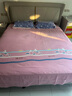 恒源祥 枕巾 全棉提花枕巾一对装纯棉六层加厚蓬松柔软纱布枕头巾 【六层加厚纱布】彩云粉 （一对装） 实拍图