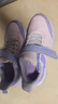 361°儿童运动鞋25冬男女童3-14岁皮面加绒保暖缓震棉鞋 紫38 实拍图