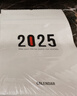 白金丽人 挂历2025 挂墙家用大号挂式日历简约创意记事自律打卡计划本A3/A4大格子备忘 A3简约2025【送挂钩】 实拍图