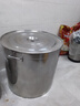 【抢完恢复原价】304商用家用不锈钢汤桶带盖米桶储水桶油圆卤桶 【超大容量】直径60高60厘米 实拍图