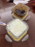 Glasslock 韩国进口宝宝婴儿辅食盒钢化玻璃小号冷冻盒燕窝分装圈色随机 黄圈方140ml*3(微波烤箱两用 实拍图