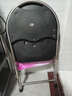 海澳德坐便椅孕妇老人坐便器可折叠防滑厕所凳加固移动马桶大便椅子浴室 折叠加粗黑色靠背椅+坐垫+盖板 实拍图