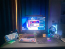 绿巨能（llano）显示器增高架电脑支架多功能电竞实木RGB灯光桌面置物架悬浮桌搭笔记本收纳架电竞氛围灯胡桃色 晒单实拍图