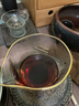 祥福 日本石塚硝子公道杯锤纹水晶公道杯耐热杯分茶器茶海 描金 实拍图