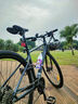 MACOGE迈凯捷超轻铝合金平把公路自行车砾石公路车碟刹男女成人学生瓜车 石墨灰-27速-超轻铝合金车架 L码-适合身高165-185CM 实拍图