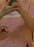 甜桔子女士睡衣女夏季短袖纯棉七分裤宽松家居服女短裤可外穿学生睡衣 MJF7086【100%棉七分裤套装】 XL /身高168-173 体重120-140 实拍图