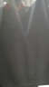 Lotusjoy 针织开衫女薄款外套七分袖短款纯色韩版2021春夏新款外穿v领宽松上衣 S56464 黑色 均码 实拍图