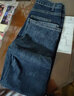 皮尔卡丹（pierre cardin）牛仔裤女冬季直筒高腰时尚百搭显瘦女裤子蓝灰色28 实拍图