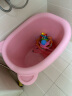 日康（rikang） 浴桶 婴儿洗澡盆 儿童洗澡桶泡澡桶 游泳桶 粉色小熊 X1001-2 实拍图
