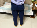 特步（XTEP）童装男童长裤新款儿童中大童针织裤子百搭时尚运动休闲长裤 深奥蓝 【加绒单标款】 175 cm 实拍图