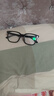 蔡司（ZEISS）近视眼镜框男士款粗框黑框眼镜gm镜架可配度数防蓝光辐射眼睛女 经典款 黑框黑色 配colorein镜片防蓝光 无度数 实拍图