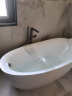 科勒（KOHLER）原厂家用椭圆形无缝独立式亚克力浴缸K-11196T日式小户型浴盆 K-11195浴缸+五件套配置 1.4m 晒单实拍图