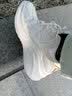 斯凯奇（Skechers）运动鞋女糕糕鞋女士绑带休闲运动鞋小白鞋厚底增高 乳白色/OFWT 35 实拍图