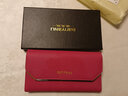 班亚奴（banyanu）钱包女长款三折2025新款女士皮夹时尚真皮大容量多卡位品牌钱夹 玫红色-防盗刷 实拍图