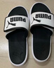 彪马（PUMA）黑白透气魔术贴拖鞋男女家居外穿休闲凉鞋ROYALCAT372280 白-黑色-02 40.5 实拍图
