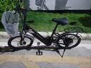 凤凰（Phoenix）电动自行车成人男女士锂电池电动车新国标小型助力电瓶车电单车 R3黑色【单速】20寸辐条轮 15AH电动续航45公里 实拍图