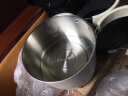 美苏（Meisu） 旅行锅便携式小型多功能电煮锅折叠煮面锅不粘锅学生宿舍分体式迷你电火锅煎锅电锅家用 1.7L 白色（304不锈钢内胆） 实拍图