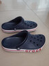 卡骆驰（crocs）洞洞鞋男鞋女鞋 25夏季新款贝雅拖鞋轻便透气情侣鞋沙滩鞋凉鞋 贝雅系列-纯黑色/建议拍小一码 41 -42 /M8W10/260mm 实拍图