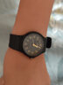 卡西欧（CASIO） 卡西欧(CASIO)男女手表小黑表时尚潮流学生表休闲运动中性表  黑盘黑色橡胶带MQ-24-1B2 实拍图