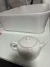 陶迷（TAOMI）茶壶单壶陶瓷泡茶壶家用白瓷汝窑开片可养功夫茶具茶水分离沏茶壶 白瓷美人壶·凤鸣 250ml 101mL(含)-200mL(含) 实拍图