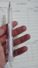 得力（deli） 财务专用笔超细全针管中性笔黑色签字笔会计记账笔 软胶护握按动款 12支0.35mm 实拍图