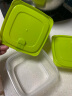 茶花（CHAHUA）塑料保鲜盒食品级可加热大容量一次性快餐盒野餐打包盒汤碗水果 780ml+830ml随机色共6只 晒单实拍图