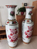 垚罄 景德镇陶瓷器粉彩大花瓶落地客厅摆件乔迁礼物酒店公司开业礼品 锦绣满园-开堂款 1.2米单个 配底座 实拍图