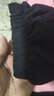 依如风冰丝裤子男韩版潮流夏季超薄透气垂感宽松束脚裤九分运动休闲裤 2027黑色(松紧裤腰) L(110-130斤) 实拍图