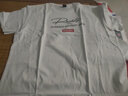 雾卡 【纯棉2件装】短袖t恤男潮流宽松大码夏天新款休闲纯色半袖T恤 鹿角白色+大R白色 6XL 建议210-230斤 实拍图