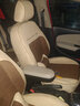 韩一飞度马自达汽车座套逍客缤越宝来polo座垫卡罗拉思域高尔夫6 7荣威亚麻布艺坐垫套五座适用于 亚麻升级款米+咖色 实拍图