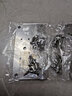 沪闵 【新窄版】柜门合页固定板荷叶修复神器加固修补合页修复垫片衣柜铰链安装板 【新C型4片带螺丝 不包含合页】 实拍图