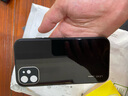 笑源 适用苹果11手机壳iphone11Pro Max保护套超薄液态硅胶玻璃不防摔全包镜头男女款 苹果11【漆木黑】 实拍图