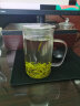 雅集豪饮杯玻璃杯办公室 耐热大容量水杯 男士带盖泡茶杯子850ml 晒单实拍图